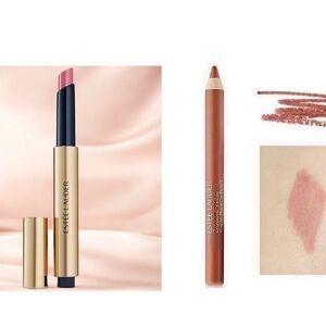 Estée Lauder Lip Duo • Pure Color Melt-On Glosstick and Lip Liner in Nude ~ New